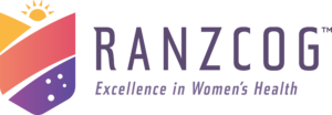 RANZCOG Logo (Primary) - Horizontal - Acronym Title with Strapline - Full colour with cutouts (TM)